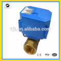 CWX-60P CR02 DC24V 3/4" DN20 brass motorized ball valve with motor actuator for HVAC drinking water equipment